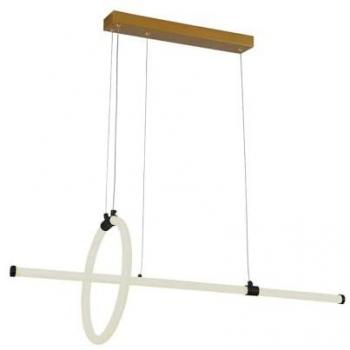 V-Tac Vt-7818 Led-Hänge-Kronleuchter, Modernes Design, Abstrakte Form, 16 W, 86 Cm, Aus Aluminium Und Acryl, Schwarze Farbe 3000 К – 8022