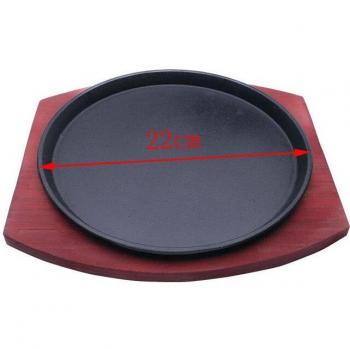 Round Enamel Roasting Plate