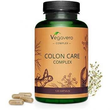 COLON Care Vegavero® | 120 capsule | 100% NATURALE con Psillio, Zenzero, Finocchio | Sollievo per la digestione e il benessere intestinale | Vegan