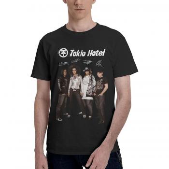 T-shirt Coton Tokio Hotel Homme Noir