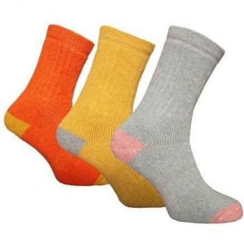 Simply Essentials Women’s Hike & Trail Socks (Alpaca/Wool Blend, Pack 3) UK 4‑7