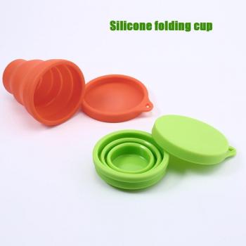 Collapsible Silicone Cup with Hook