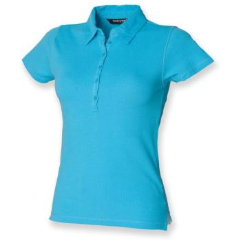 Women's 5-Unit Skinnifit Polo Shirt Set – Surf Blue M