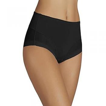 Braguita alta Ysabel Mora con detalles de tul, color negro, talla XXL