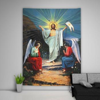 Couvre-table à message biblique