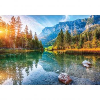Trompe l'œil Nature Montagnes et Lacs 312x219 cm