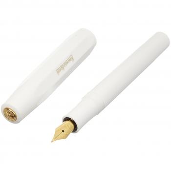 Kaweco CLASSIC SPORT Fountain Pen White with Gold-Plated Steel Nib