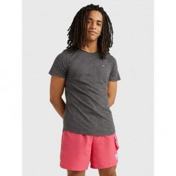 T-shirt Tommy Jeans Coupe Slim Gris XL