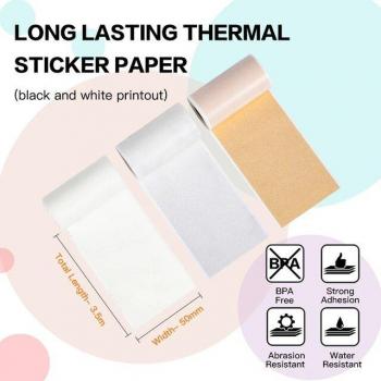 Phomemo Sticky Note Patterned Thermal Paper Roll
