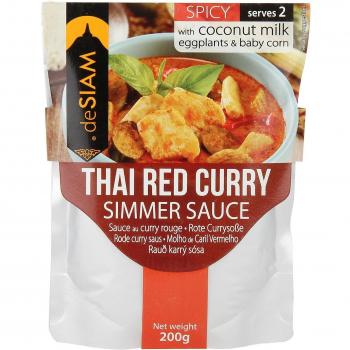 Salsa de curry rojo con vegetales Desiam