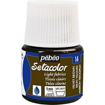 Peinture Setacolor 45ml Brun Velours