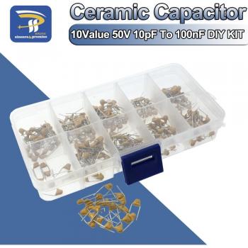 300pcs 10Value 50V Ceramic Capacitor Variety Pack