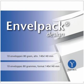 Papyrus Envelpack Design vierkant 140x140mm wit 894416