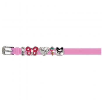 Braccialetto Rose in Silicone con Charms