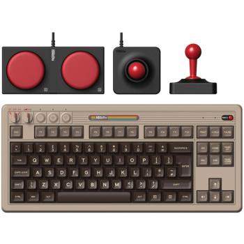 C64 Edition 8BitDo Retro – Clavier mécanique 87‑touche QWERTY ISO