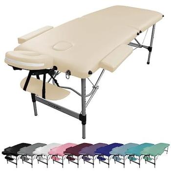 Table de massage 2 zones en aluminium