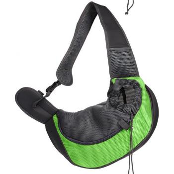 PortaMascota Transpirable 40×24 cm – Cangurera Verde