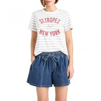 Gray & Claret Shrunken Tee XS – Cinq a Sept, New York