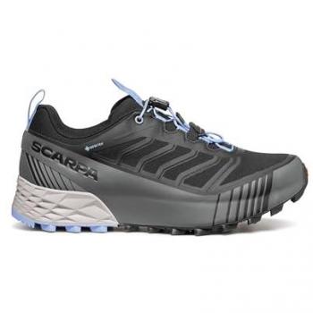 Scarpa Ribelle Run 2 GORE‑TEX para Mujeres, Talla 39.5, Colores Negro Gris Azul