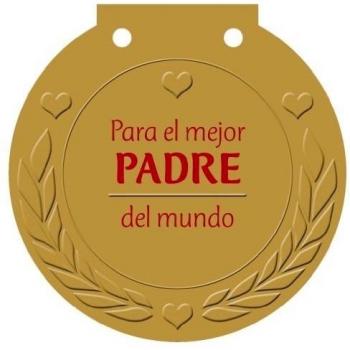 Medalla para el mejor padre del mundo