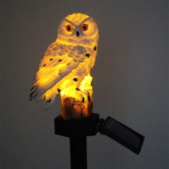 LED Gartenbeleuchtung Eule