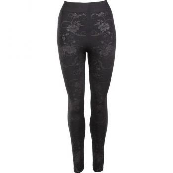 Leggings termici con stampa floreale per donna BILL TORNADE