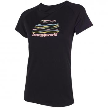 Camiseta Trangoworld Sihl para mujer en color caviar
