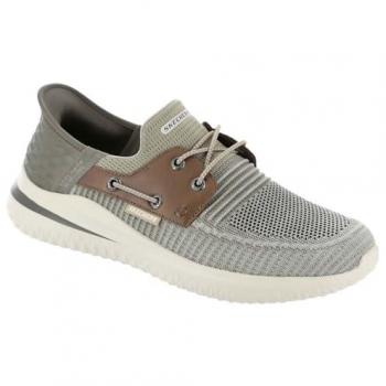 Skechers Tan Slip‑On Athletic Footwear – Delson 3.0 Roth Men’s 10 M
