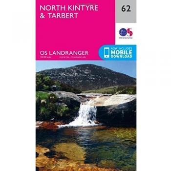 Ordnance Survey Map of North Kintyre & Tarbert