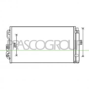 Condensador de Ar Condicionado PRASCO BM028C001