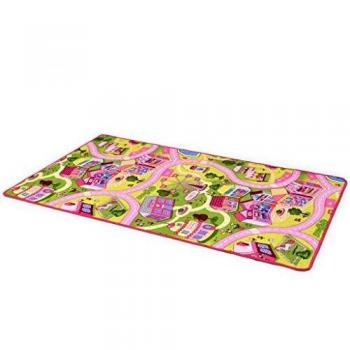 Pavimento in Bouclé per Giochi 190x200 cm Villaggio Dolci
