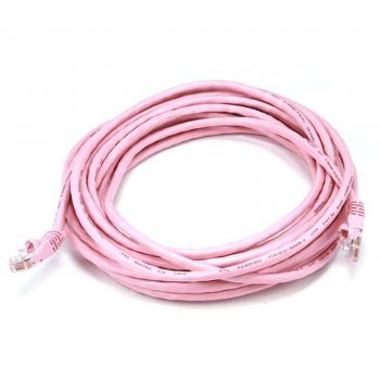 Monoprice 20ft Cat5e 350MHz UTP Ethernet Cable, Pink