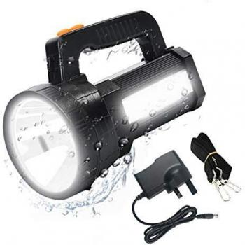 ERAY Rechargeable LED Torch Camping Torch with USB Cable, 10000 Lumen