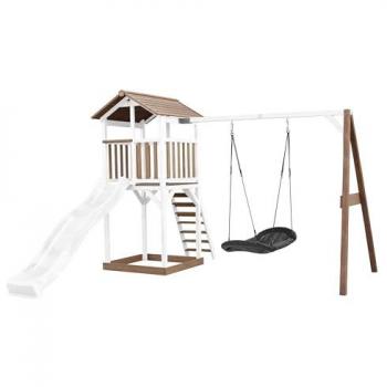 AXI Spielturm Beach Tower in Braun mit Rutsche