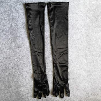 Women’s Long Satin Gloves