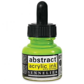 Sennelier Greenish-Yellow Acrylic Liquid Ink