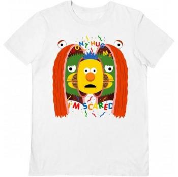 Top Unisex Don’t Hug Me I'm Scared con Diseño de Piñata
