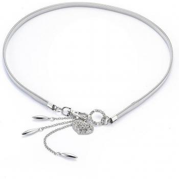 Cinturón de cintura con cadena de corazones