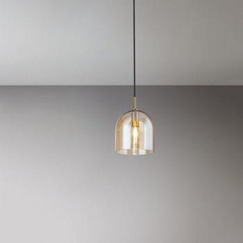 Perenz Srl Ball Lampada A Sospensione Moderna D.78 A Led Con Sferette In Vetro Bianco