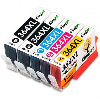 Kingjet Replacement Ink for HP 364XL