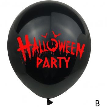 Pack de 10 ballons Halloween avec impression de sang