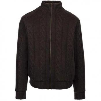 Grey Dipton Men's Knitted Jacket – Size 42/Regular