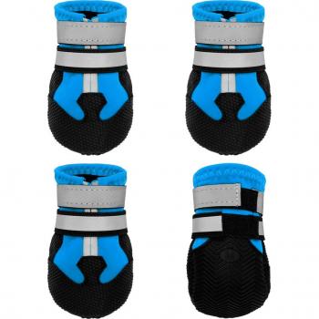 4pcs Non-slip Waterproof Dog Shoes Reflective Winter Boots for Small Medium Large Dogs