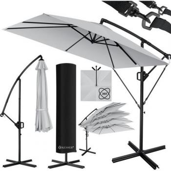 Parasol KESSER® Ø350cm avec Support et Manivelle