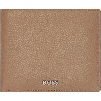 Billetero de Cuero Camello, Diseño Flap Mon Classic – Hugo Boss