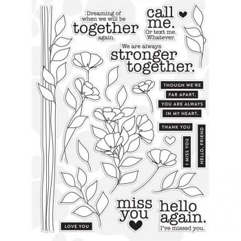 Scrapbooking Blütenstempelset