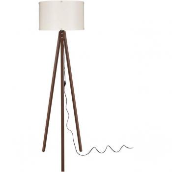 Stilvolle Stehlampe 36x136 cm in Nussbaum