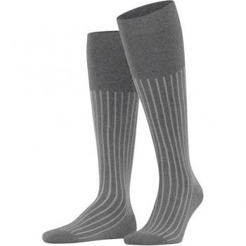 Uomo Falke Shadow Collant Grigio con Righe Fini Taglia 43-44
