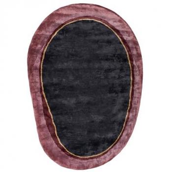 Tapis Noir 160x230 cm en Viscose