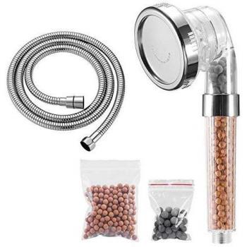 Voluxe CrystalStone Ionic Shower Head and Hose